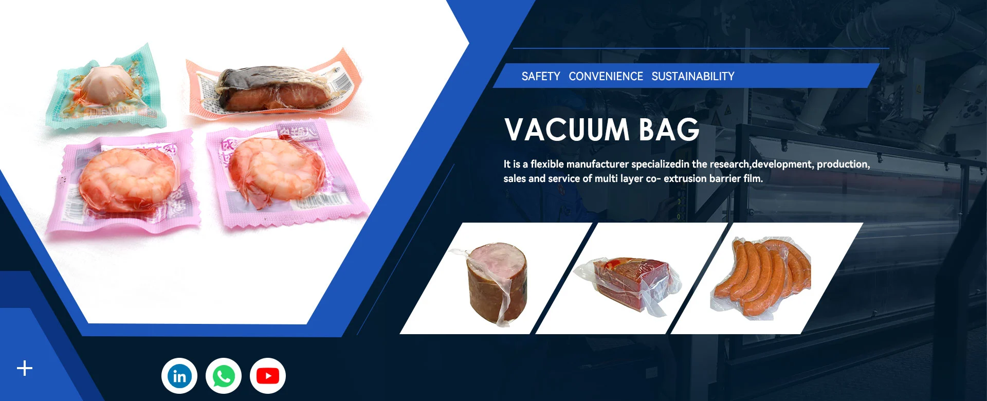 Proveedor de bolsas de vacío duraderas