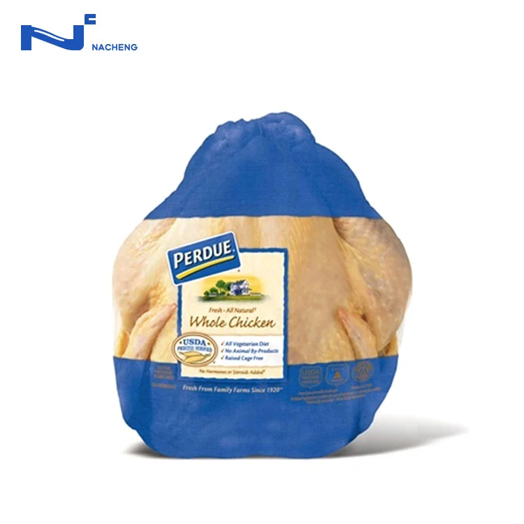Bolsa retráctil de barrera para pollos enteros